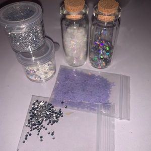 Purple iridescent loose glitter bundle